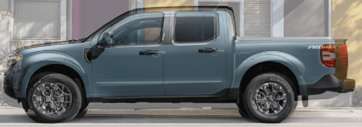 Ford Maverick I would love to see a Maverick next to a Nissan Frontier or Hyundai Santa Cruz 1628385418656
