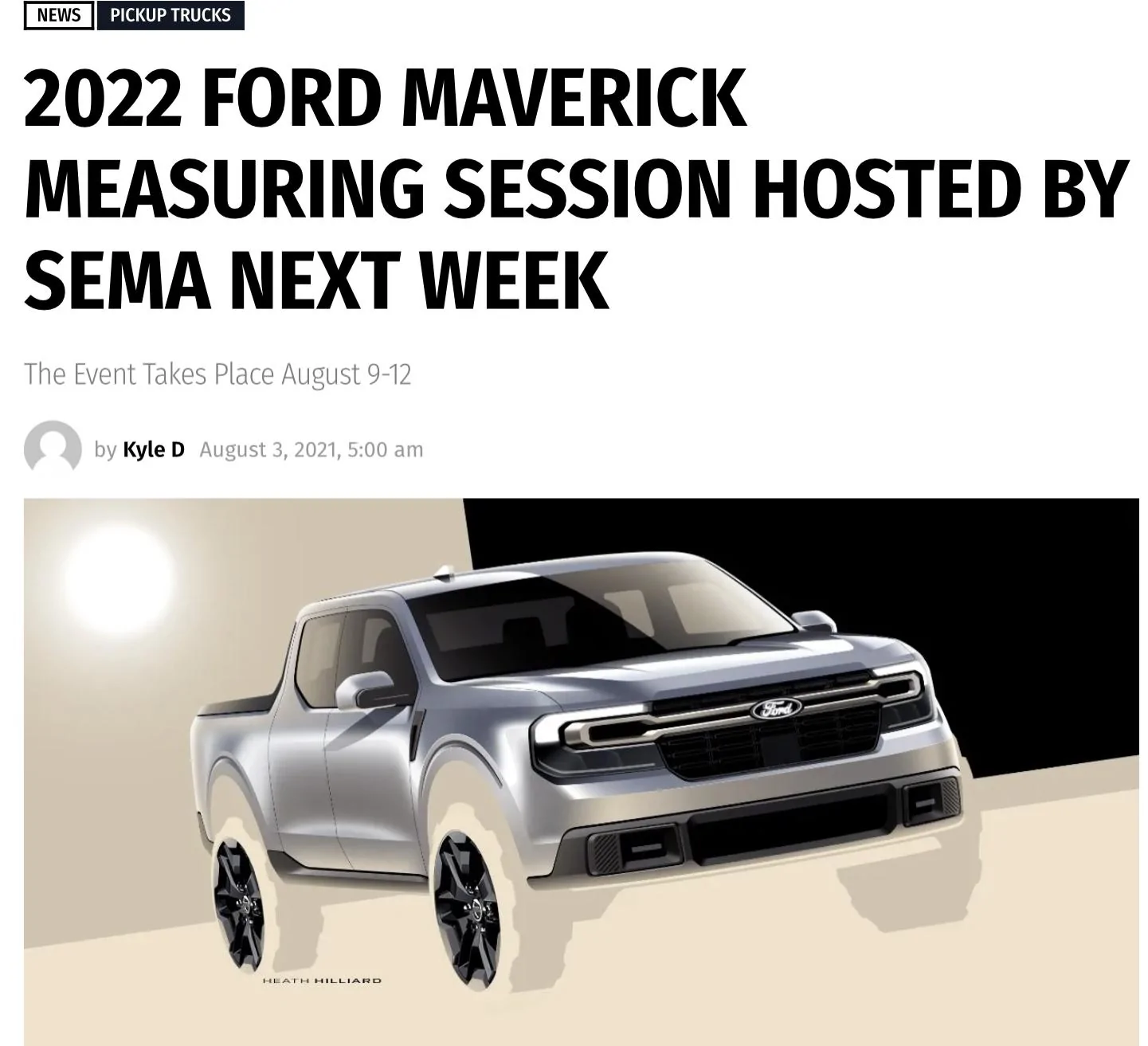 Ford Maverick 2022 Ford Maverick measuring session to be hosted at SEMA this week A653C9FC-9B3D-4B4C-B9FB-E376E9D63FFD