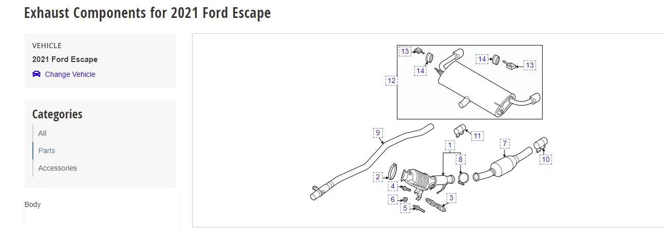 Ford Maverick Maverick's Catalytic Converter Location cat2