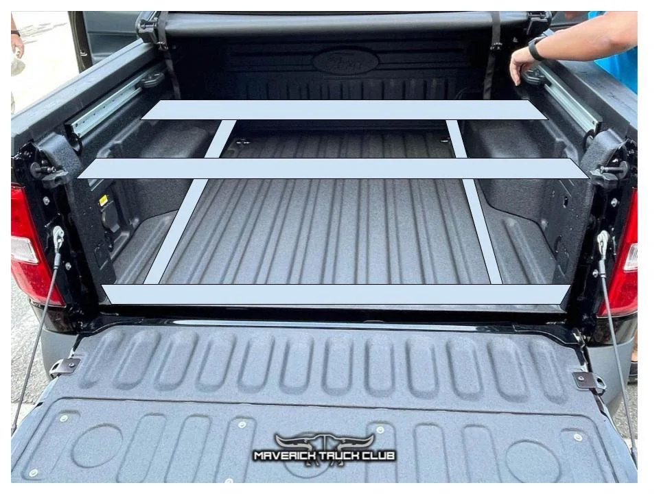 Ford Maverick Bed Organization Modular Bed  System