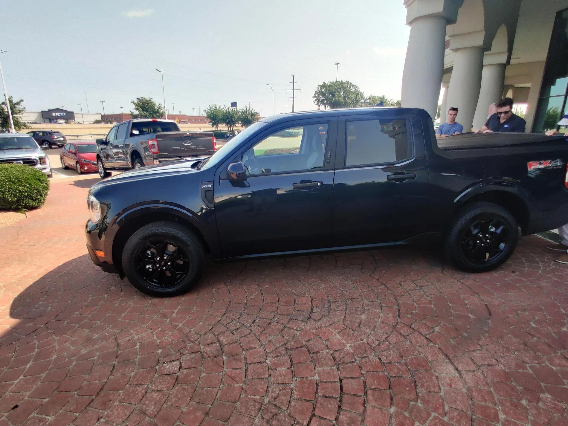 Ford Maverick ALTO BLUE Maverick Photos Thread Alto Blue 2022 Ford Maverick XLT FX4