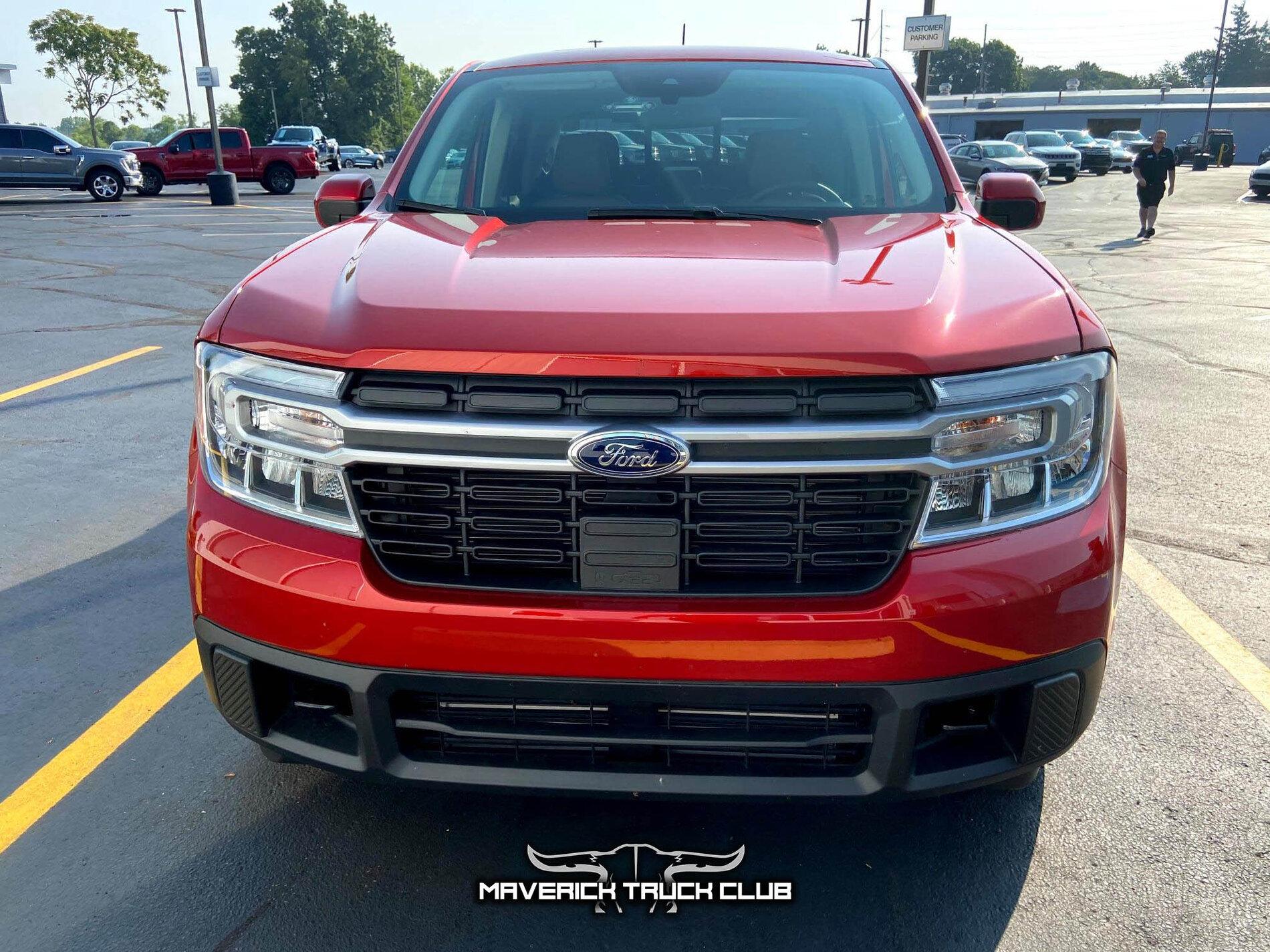 Ford Maverick HOT PEPPER RED Maverick Photos Thread Hot Pepper Red 2022 Maverick Lariat FX4 4