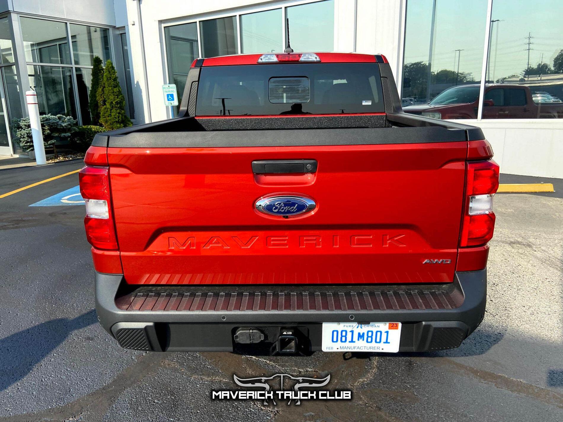 Ford Maverick HOT PEPPER RED Maverick Photos Thread Hot Pepper Red 2022 Maverick Lariat FX4 3