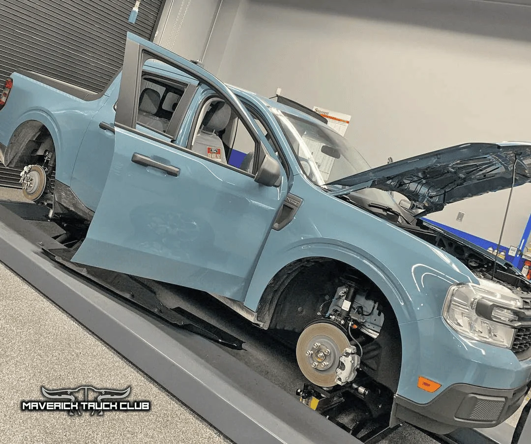 Ford Maverick Pics: 2022 Maverick Aftermarket Measuring Session at SEMA Garage 1628600458348