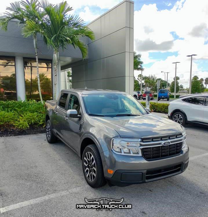 Ford Maverick CARBONIZED GRAY Maverick Photos Thread Carbonized Gray 2022 Ford Maverick Lariat 3