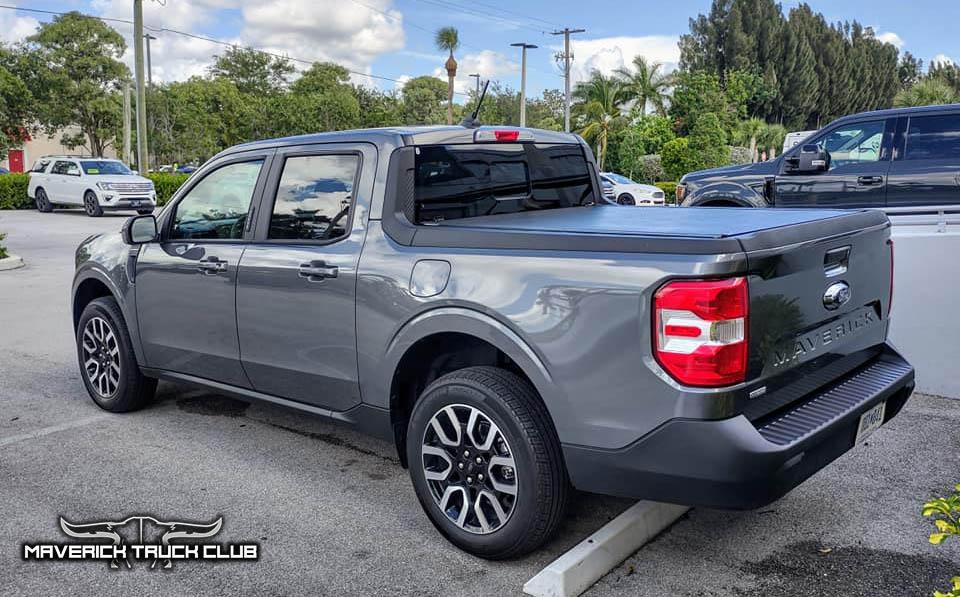 Ford Maverick CARBONIZED GRAY Maverick Photos Thread Carbonized Gray 2022 Ford Maverick Lariat 1