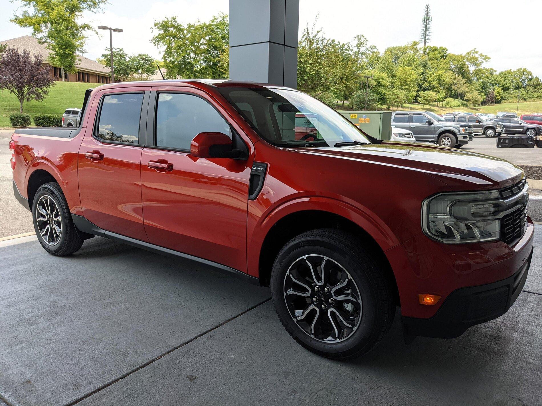 Ford Maverick HOT PEPPER RED Maverick Photos Thread Hot Pepper Red Lariat Maverick 1