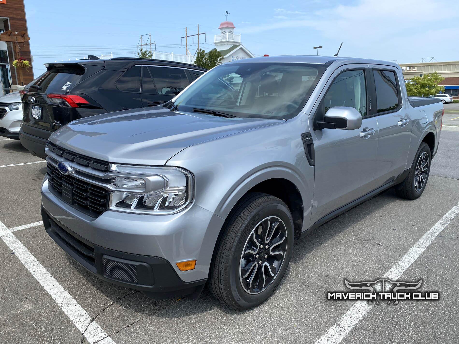 Ford Maverick ICONIC SILVER Maverick Photos Thread Iconic Silver 2022 Maverick Lariat 1