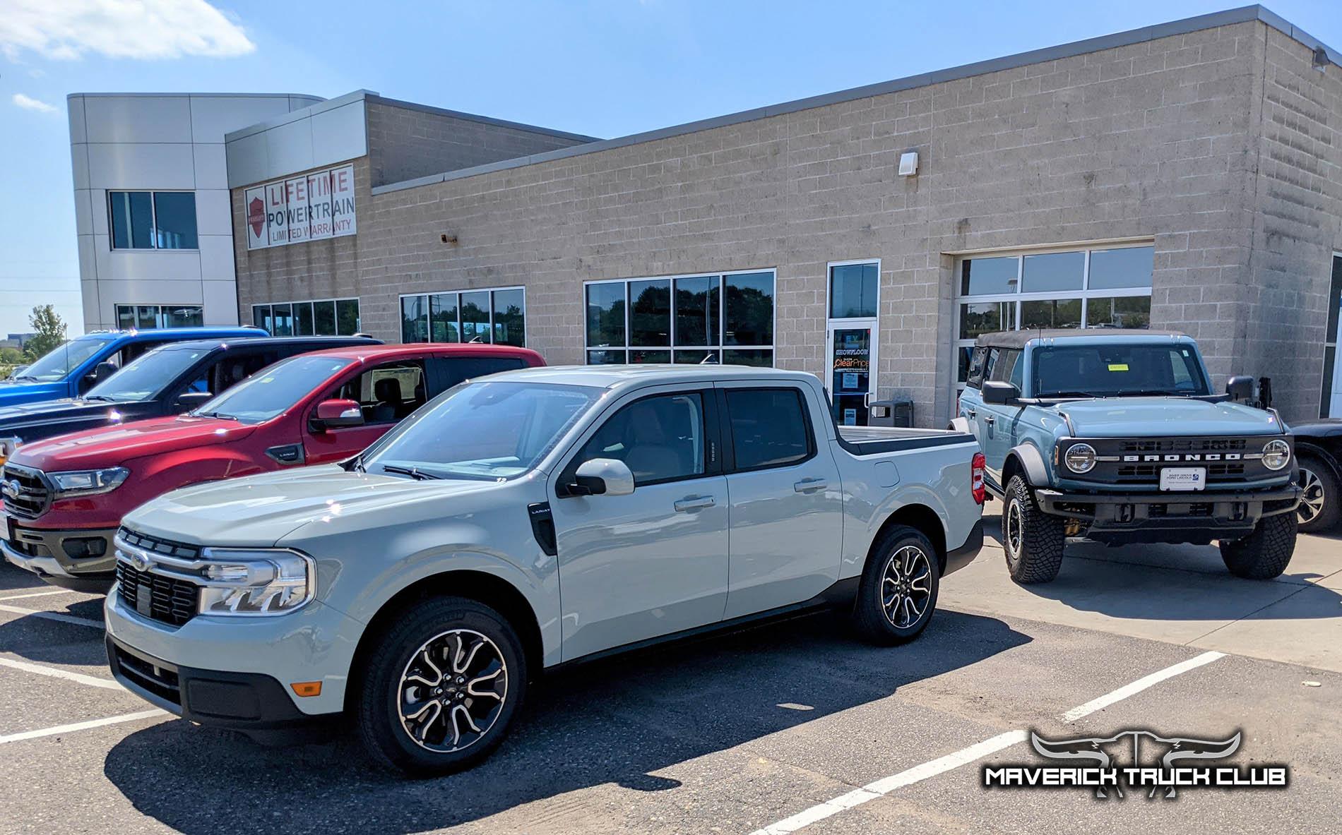 Ford Maverick CACTUS GRAY Maverick Photos Thread Cactus Gray 2022 Maverick Lariat vs Ranger, F150, Super Duty 4
