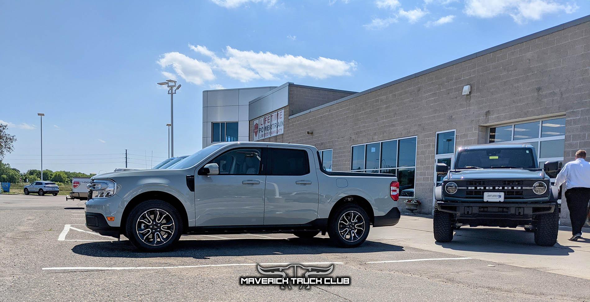 Ford Maverick CACTUS GRAY Maverick Photos Thread Cactus Gray 2022 Maverick Lariat vs Ranger, F150, Super Duty 7