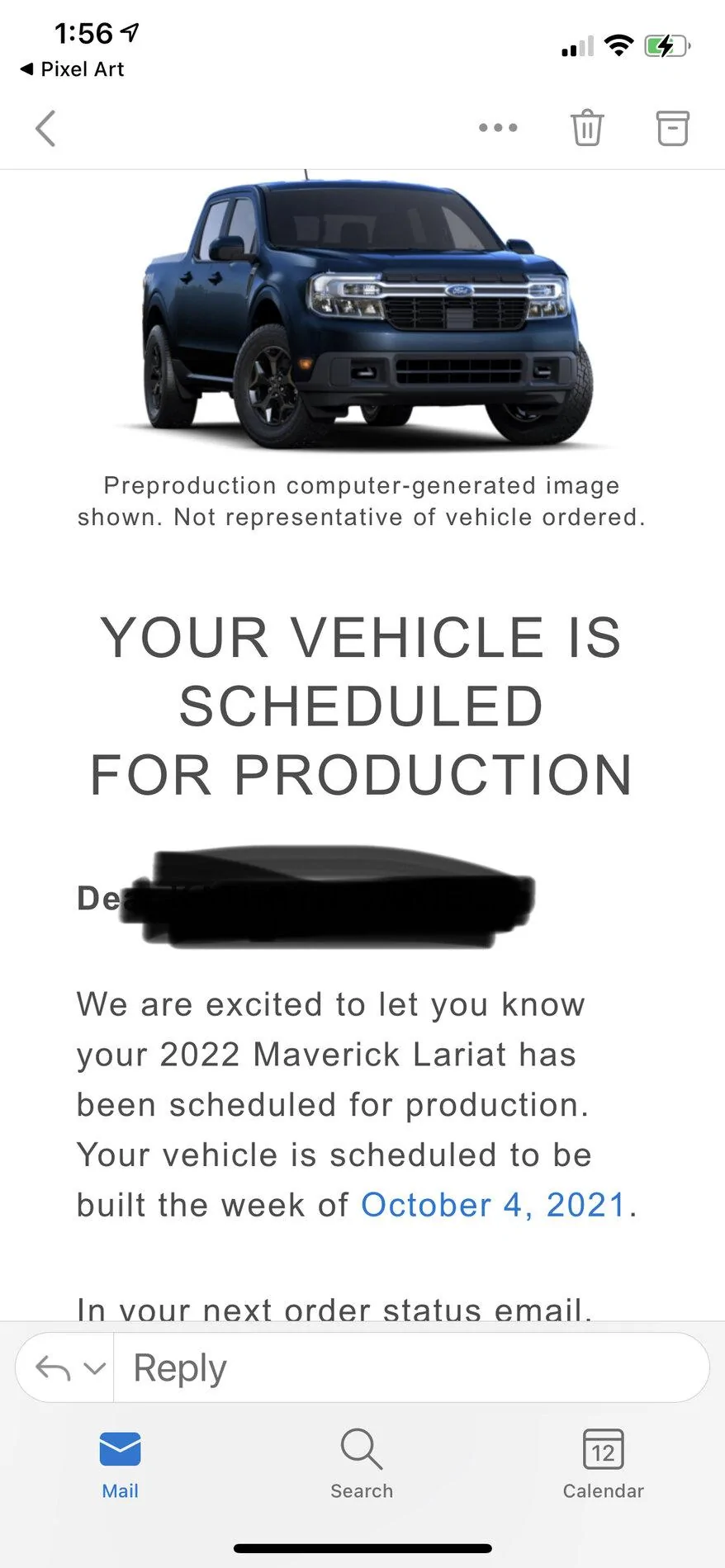 Ford Maverick 📫 8/12 Scheduling Email Received Group! 63A8E849-42A5-4EA0-9FBC-522639D3DF6C