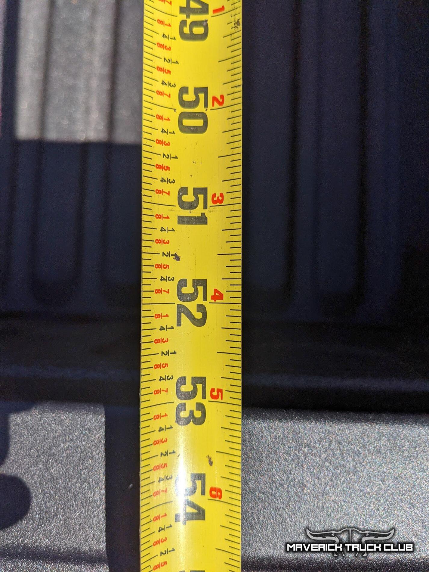 Ford Maverick Bed length / width measurements + awesome Area 51 XLT Maverick pics & video Bed Length Measurement Dimension Ford Maverick XLT hybrid 2.0L 8