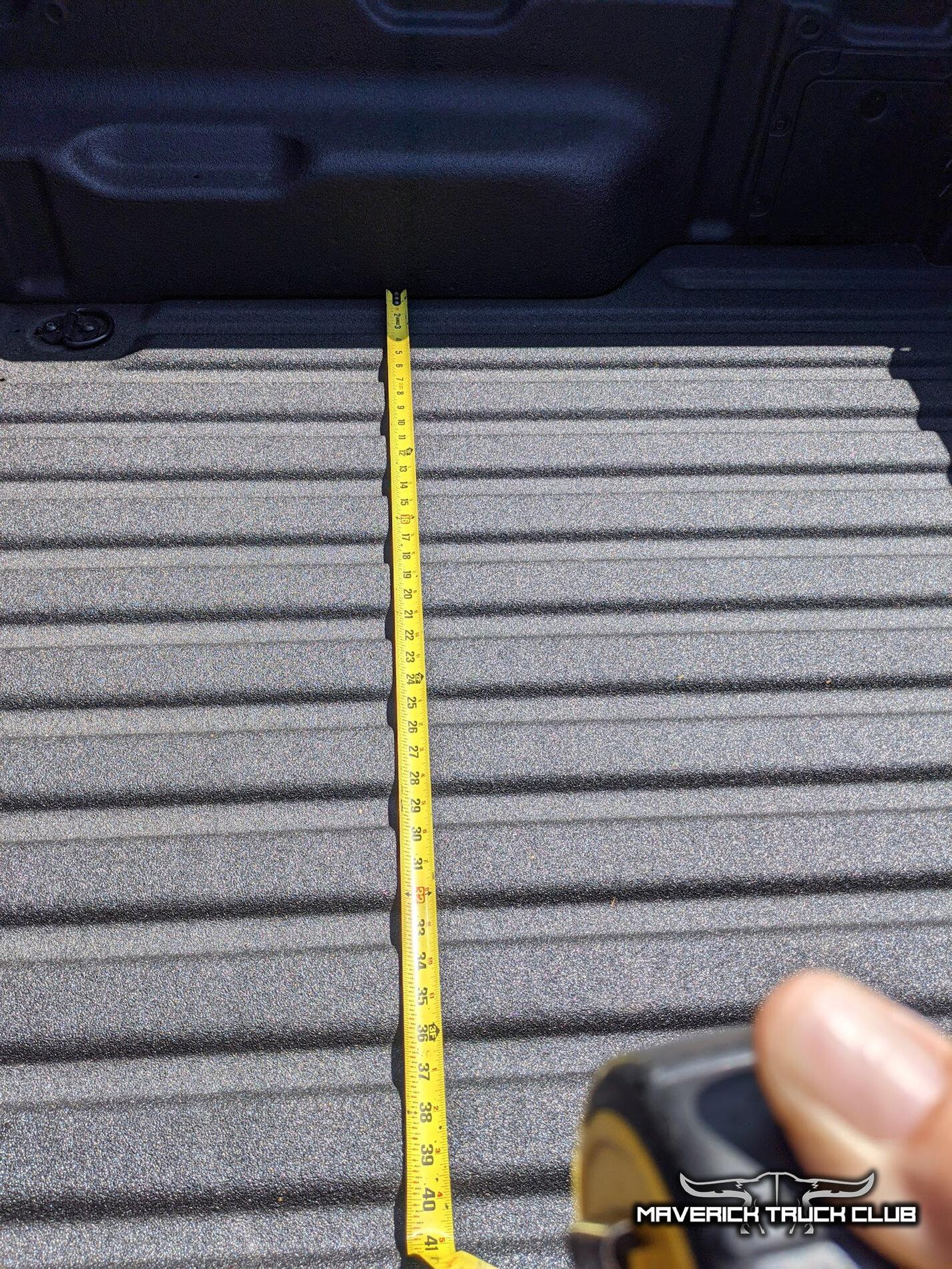 Ford Maverick Bed length / width measurements + awesome Area 51 XLT Maverick pics & video Bed Width Measurement Dimension Ford Maverick XLT hybrid 2.0L 10