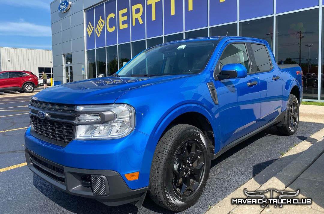 Ford Maverick VELOCITY BLUE Maverick Photos Thread Velocity Blue XLT FX4 Maverick