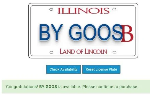 Ford Maverick Personal license plates / vanity plate for your Maverick?? IL BY GOOS plt