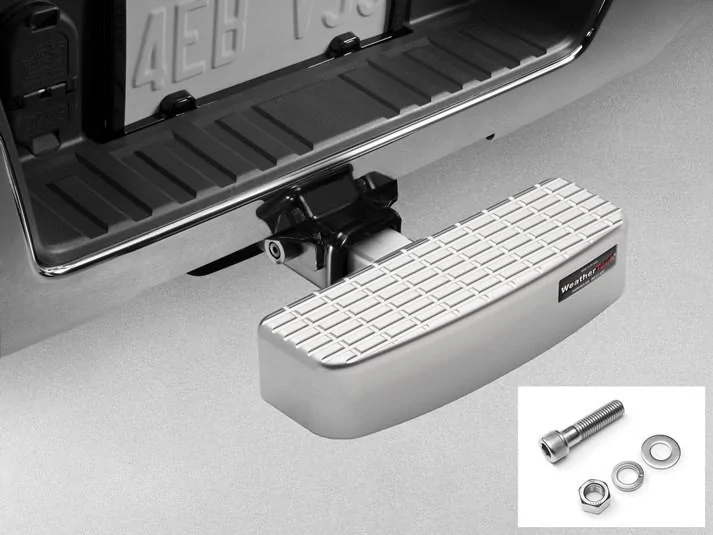 Ford Maverick Weathertech has Maverick Accessories! BUMP-Step_Hero_Billet_revised_hardwar