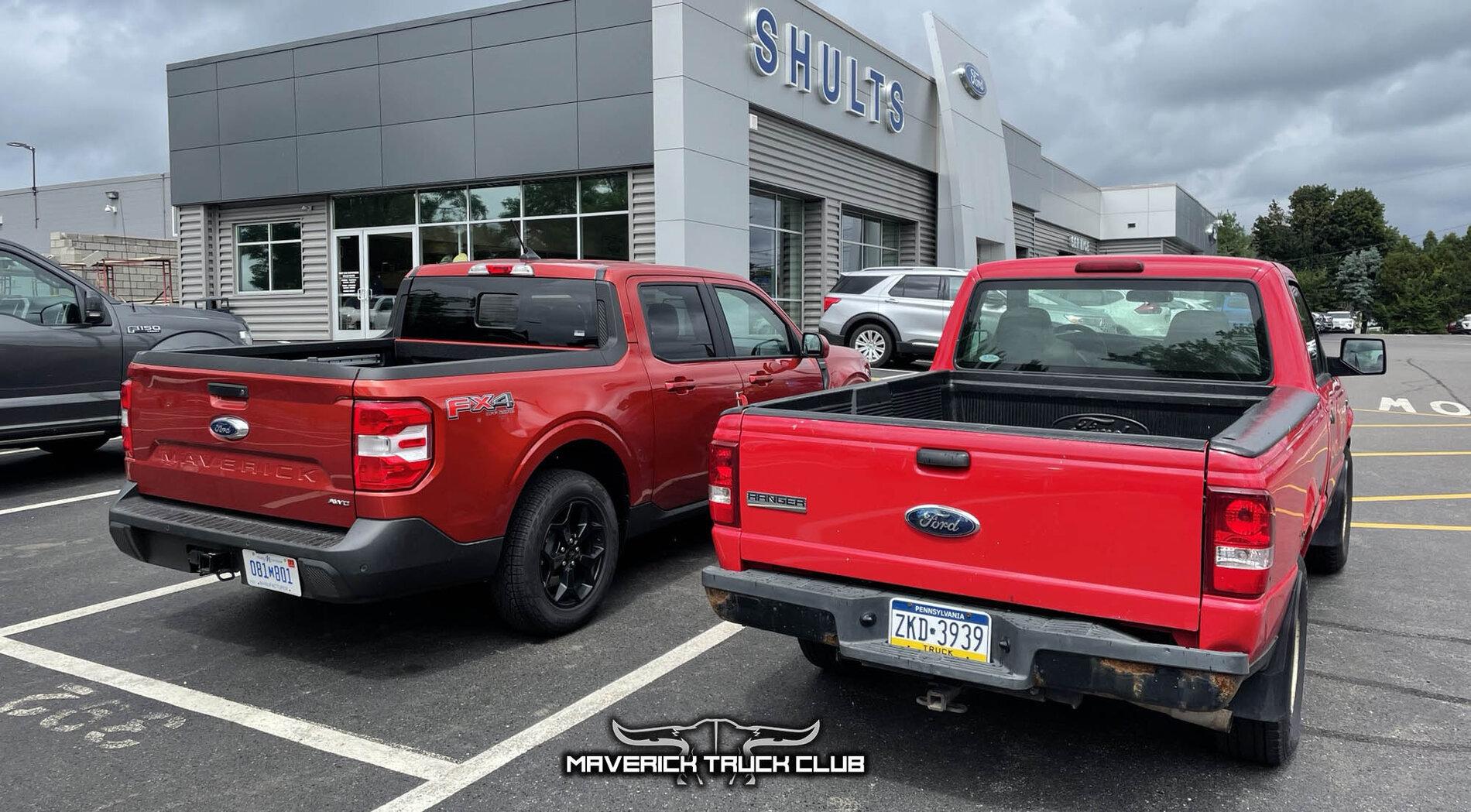 Ford Maverick 2022 Maverick vs 2008 Ranger Comparison Look Side by Side 2022 Maverick vs 2008 Ranger 5