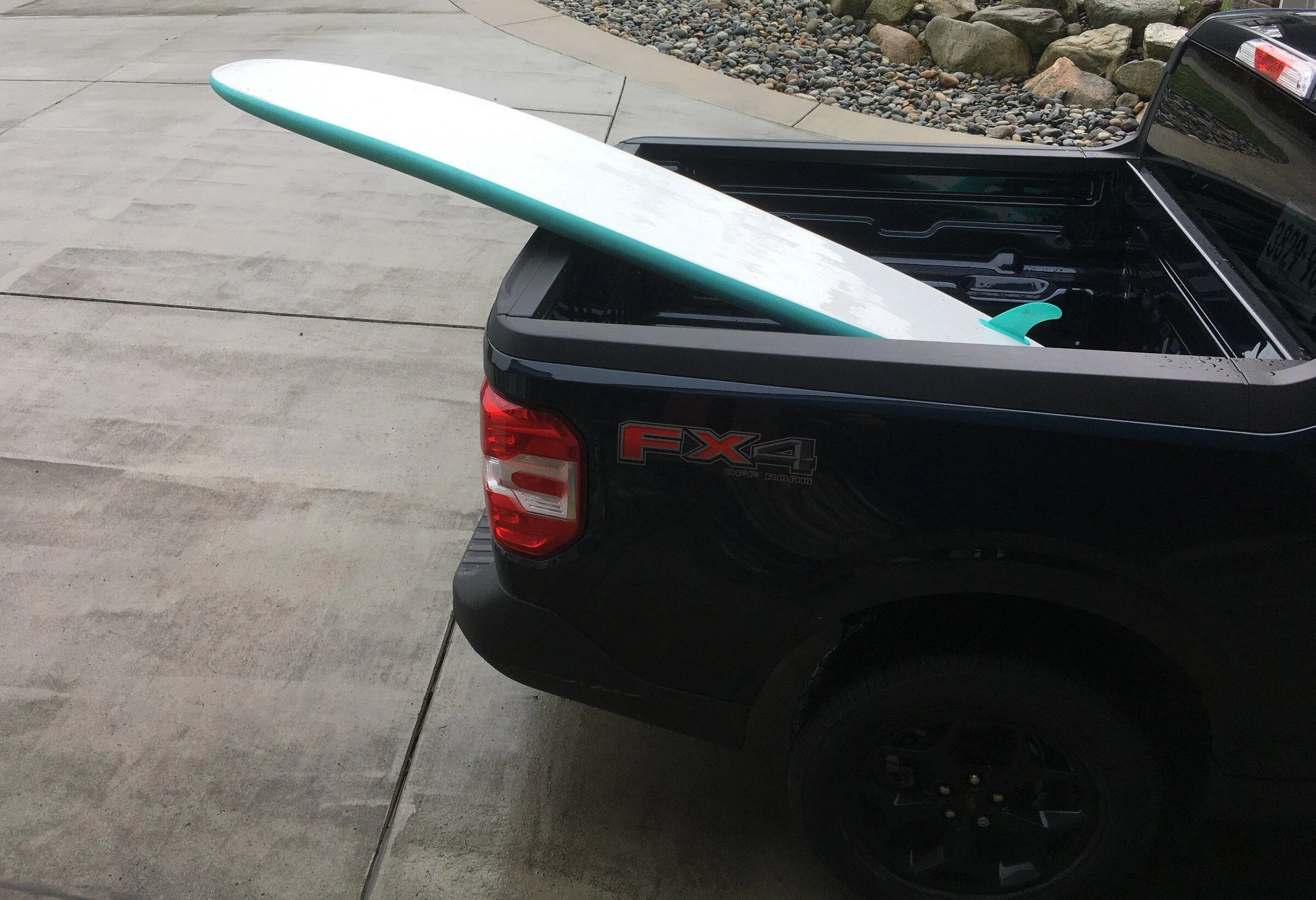 Ford Maverick Fitted Surfboards / SUP Paddle Boards in the Ford Maverick (with and without bed extender) 8-0