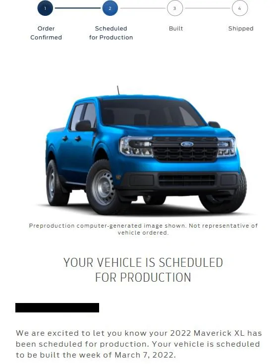 Ford Maverick 📣 1/20 Scheduling Email Received Group [EMAILS ARRIVING!!] Screenshot 2022-01-20 130220