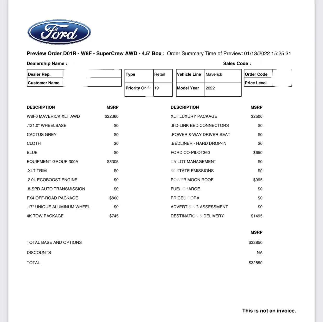 Ford Maverick Does order confirmation photo feature all packages? 6ECB7E8F-095D-4D38-BC15-C32E57D6AD3A