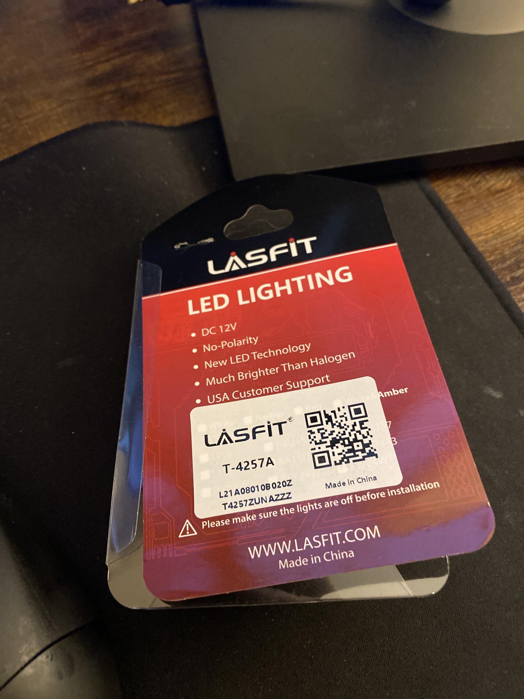 Ford Maverick Installed: Lasfit 4257 Canbus Switchback LED Turn Signal Light Bulbs image