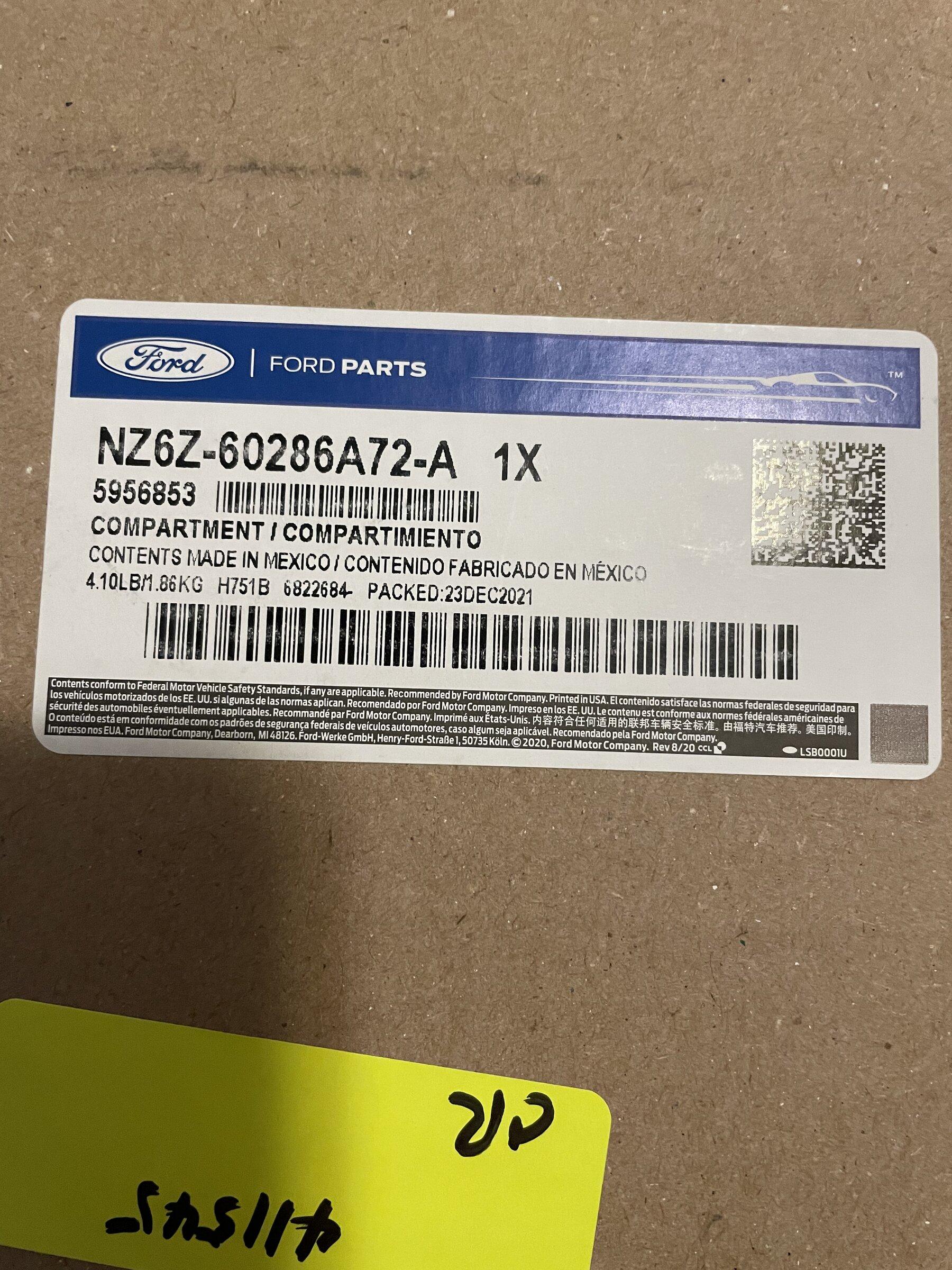Ford Maverick OEM Bed Cubby installed on XL - pics & part number: NZ6Z-60286A72-A [Updated w/ DIY writeup] A6965A4D-2376-49F8-8E8B-9B6EDF045A72