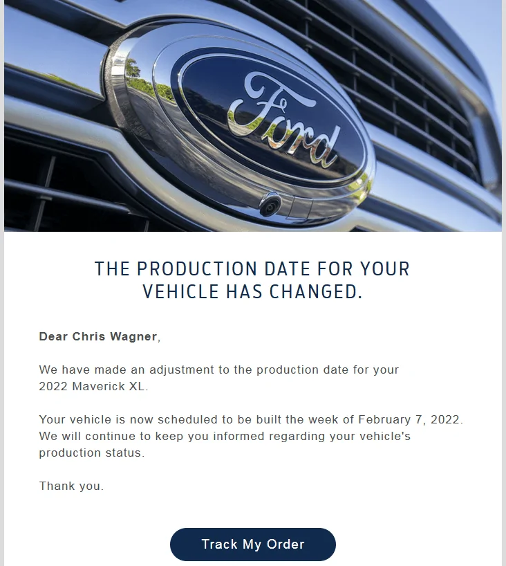 Ford Maverick 📣 1/20 Scheduling Email Received Group [EMAILS ARRIVING!!] 1642780599614