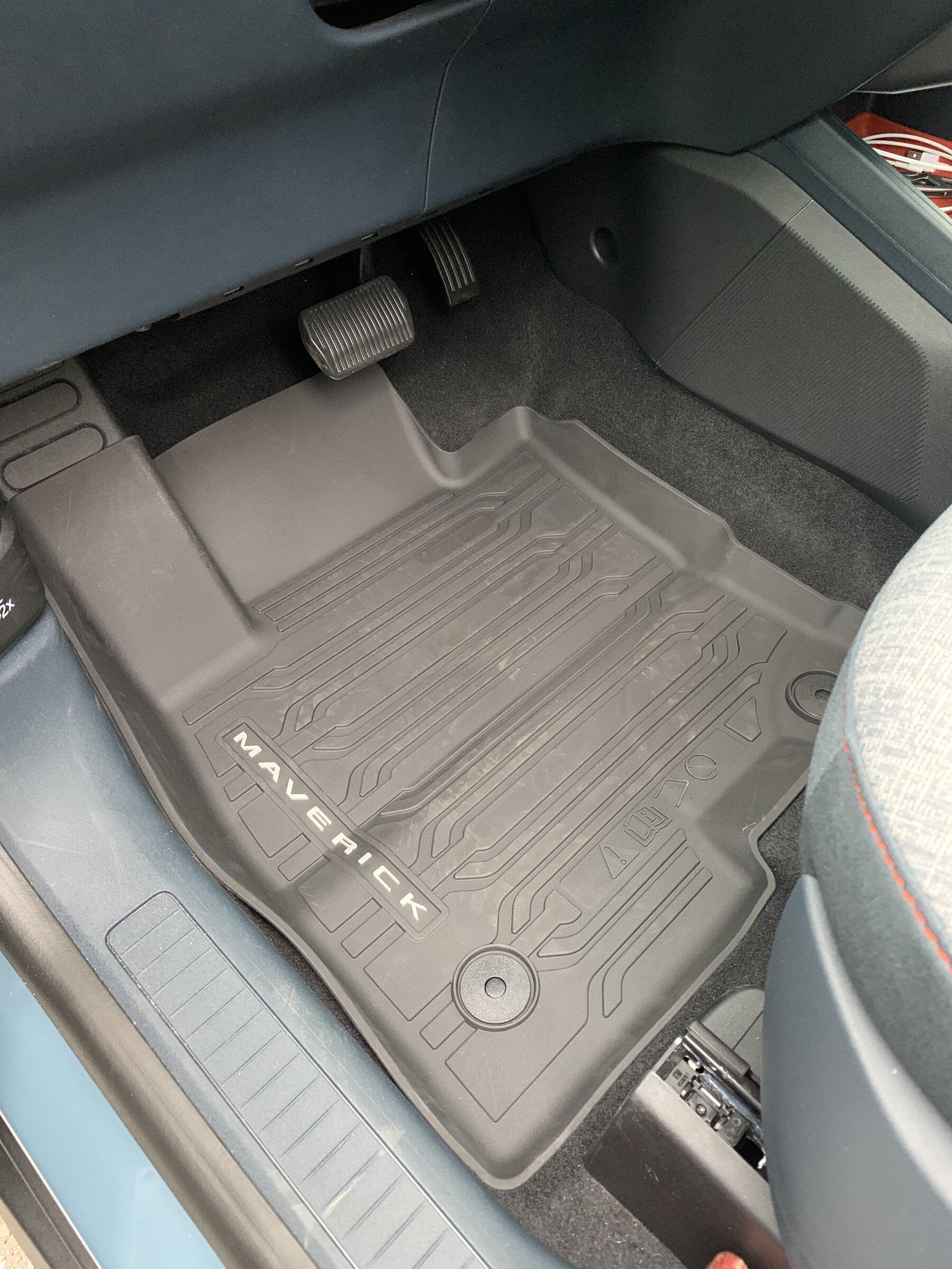 Ford Maverick Ford Floor Liners for Hybrid Maverick Installed C226108C-84CF-4261-B181-902F0A57FFA5