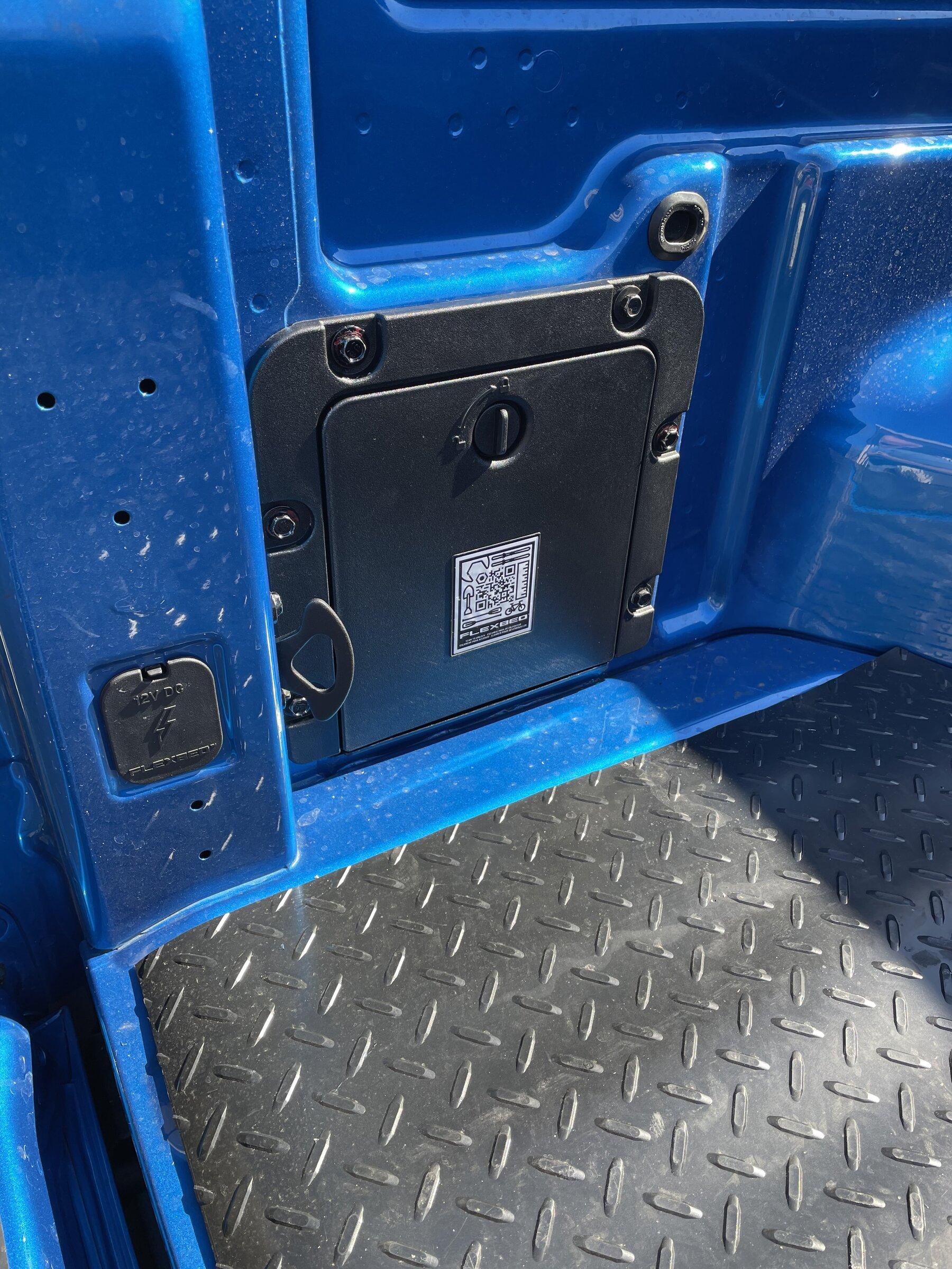 Ford Maverick OEM Bed Cubby installed on XL - pics & part number: NZ6Z-60286A72-A [Updated w/ DIY writeup] 58FE5F0B-BC11-4604-BE24-ABD84DE518EC