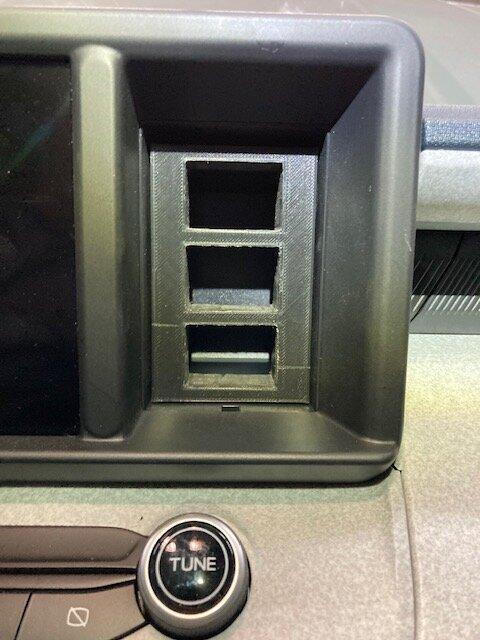 Ford Maverick Magazine holders for the interior cubby IMG_0574