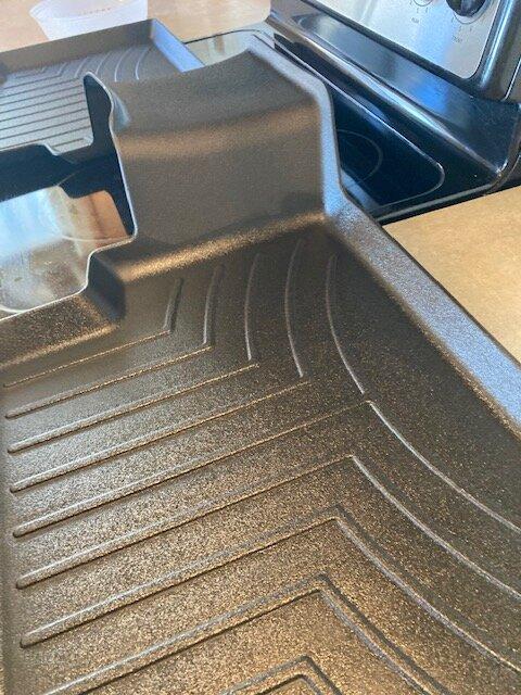 Ford Maverick Weathertech mats complete set installed with added Ceramic Protection 7823468C-8A3A-49F7-B74D-4B2647E830A1
