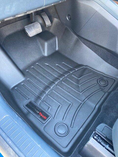 Ford Maverick Weathertech mats complete set installed with added Ceramic Protection 458392BC-D362-4639-B9E9-BE8F9EEF43A7