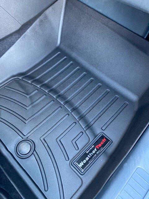 Ford Maverick Weathertech mats complete set installed with added Ceramic Protection 90097A17-413A-4B2B-874C-27B755C48BE4