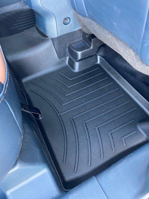 Ford Maverick Weathertech mats complete set installed with added Ceramic Protection 88A49B19-9471-47F3-9369-90960DA566E8