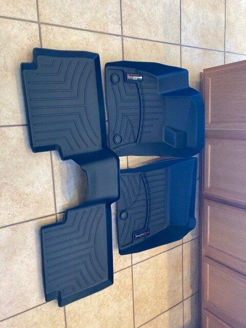 Ford Maverick Weathertech mats complete set installed with added Ceramic Protection ECD25725-0251-45E7-A48E-C142A28DA038