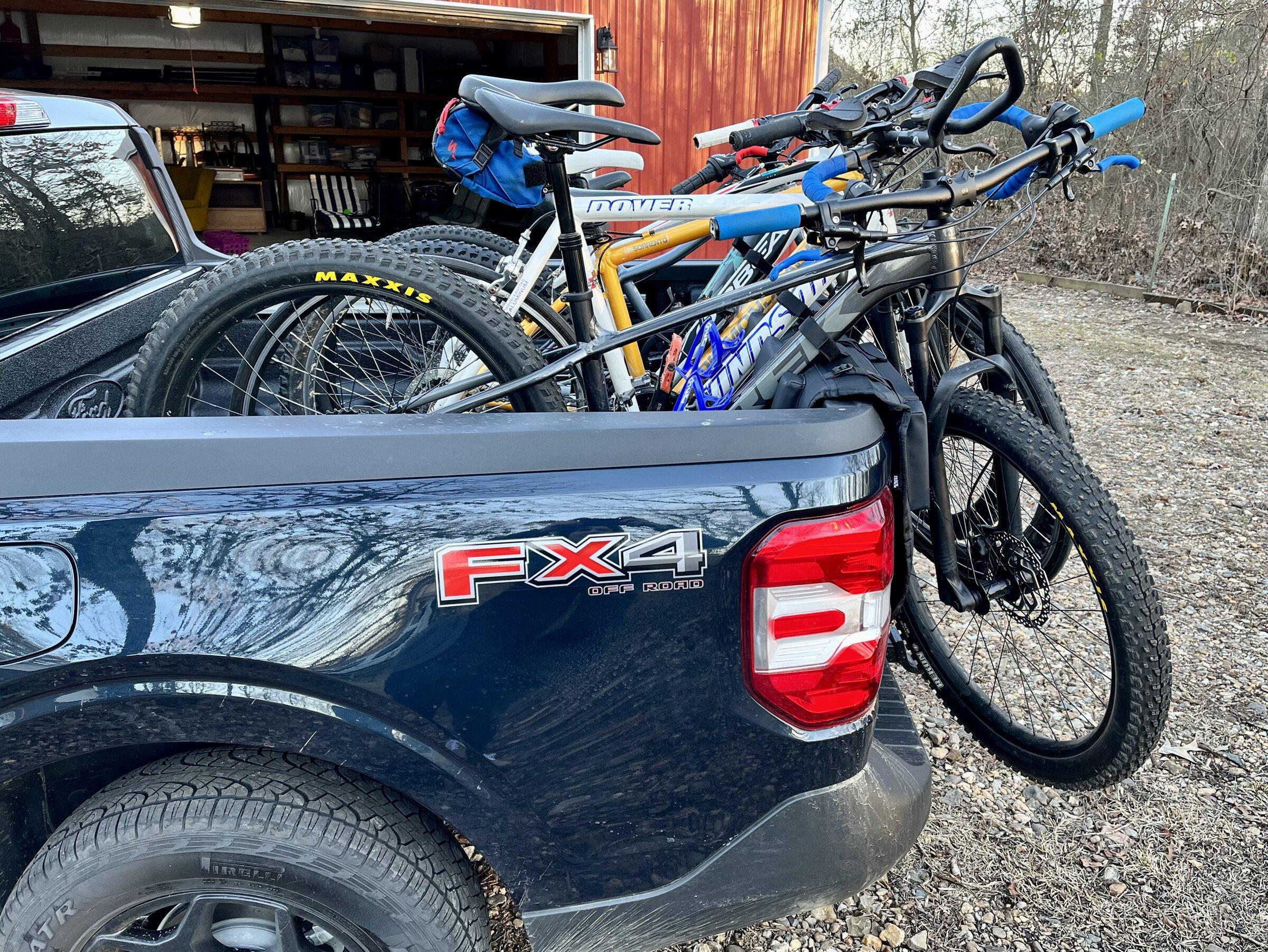 Ford Maverick Installed: Race Face T2 Tailgate Pad Small/Medium - Mountain Bikes, Road, Kids 09A7B675-75AD-43B1-89CC-2E01B8D6CA56