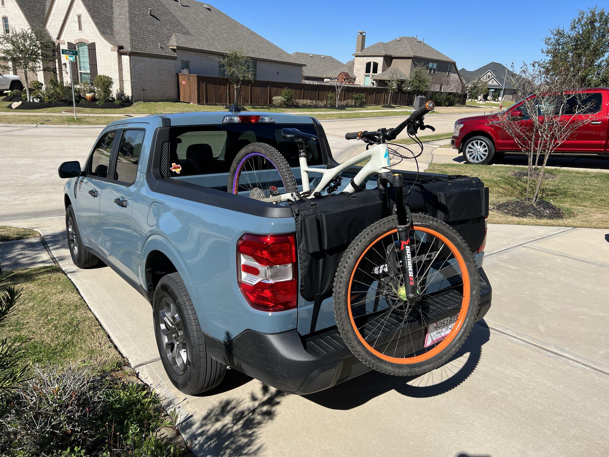Ford Maverick Installed: Race Face T2 Tailgate Pad Small/Medium - Mountain Bikes, Road, Kids 71707AEC-BE4B-4FCA-967B-6E7C0A4FCC33