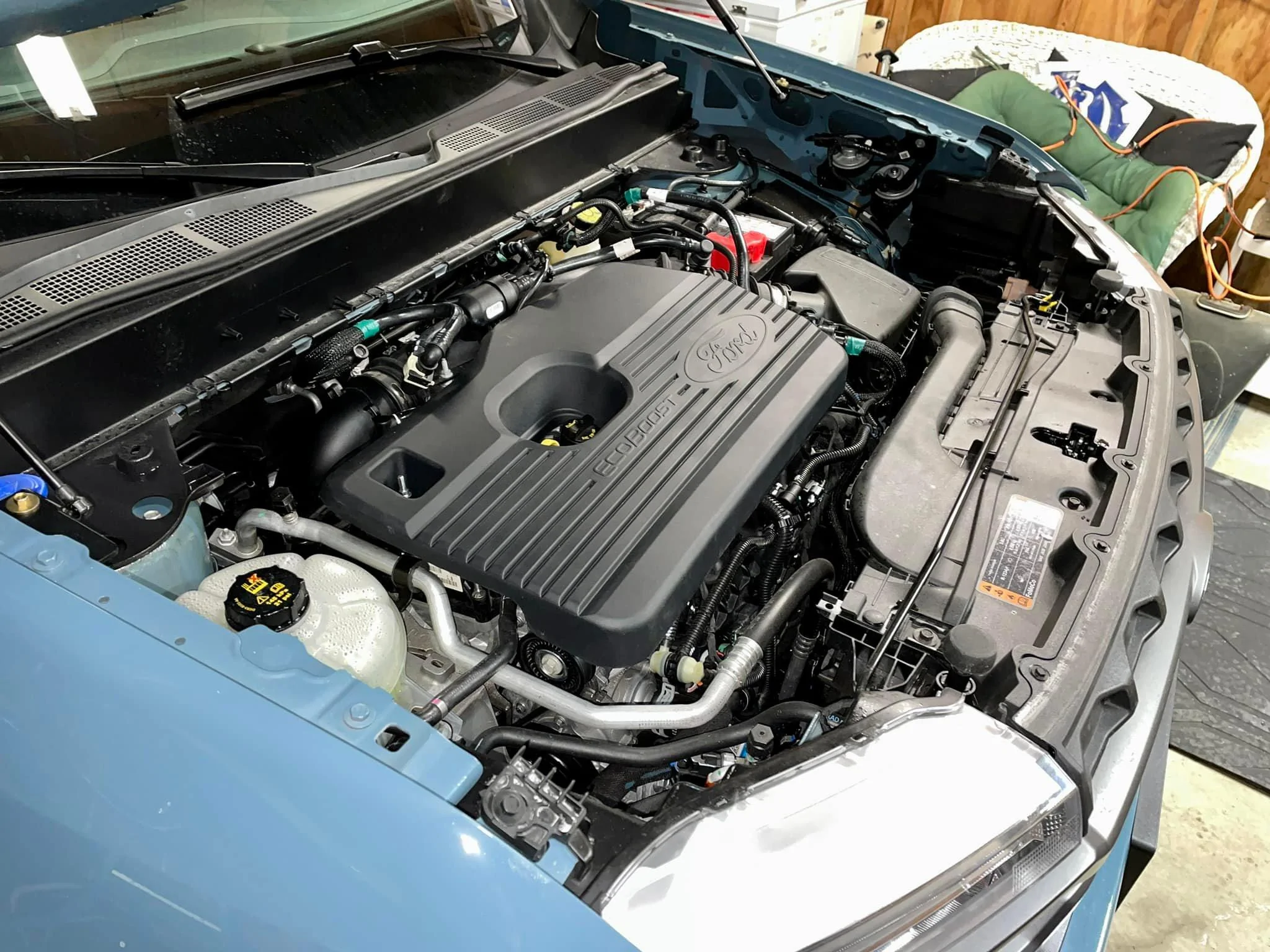 Ford Maverick Engine Cover installed in 2.0L Ecoboost Maverick engine bay (From Escape) 272209922_3140412886203264_5837153451055569890_n