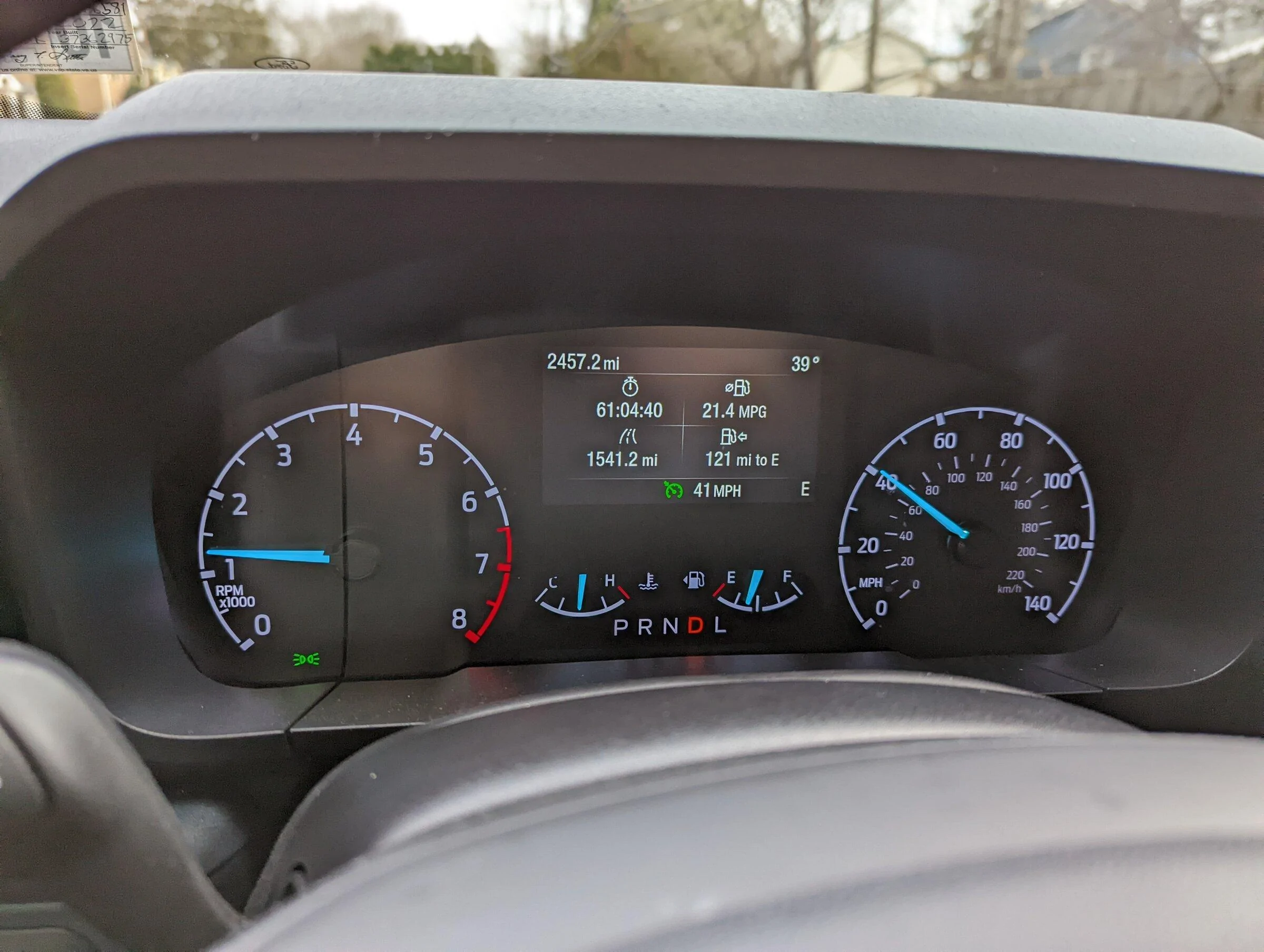 Ford Maverick Factory cruise control enabled on XL with Forscan and Escape steering wheel PXL_20220123_190640992