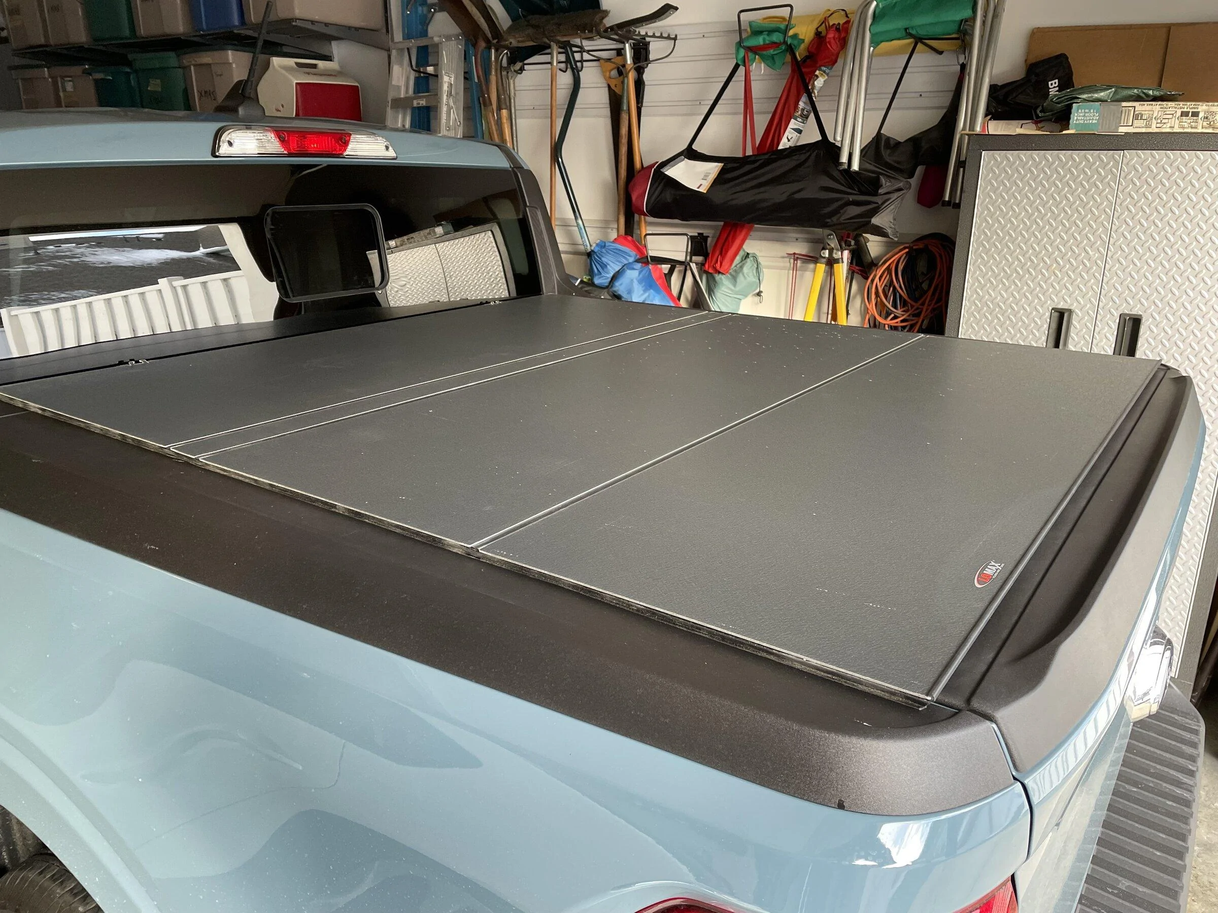 Ford Maverick Installed Lomax Tri-Fold Tonneau Cover IMG_2678