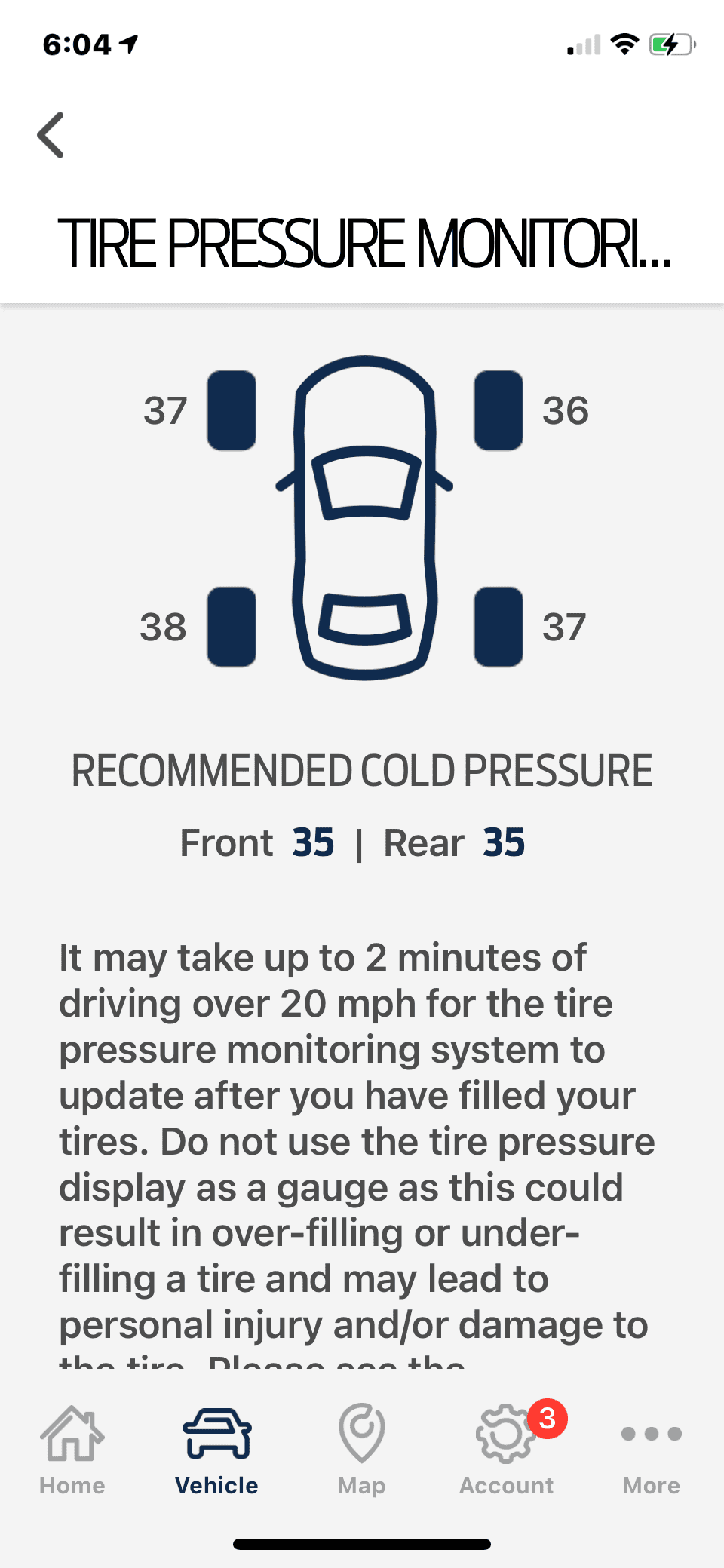 Ford Maverick Check your Tire pressures! D62D3316-75DC-4B70-BCAA-129A09CB5C57