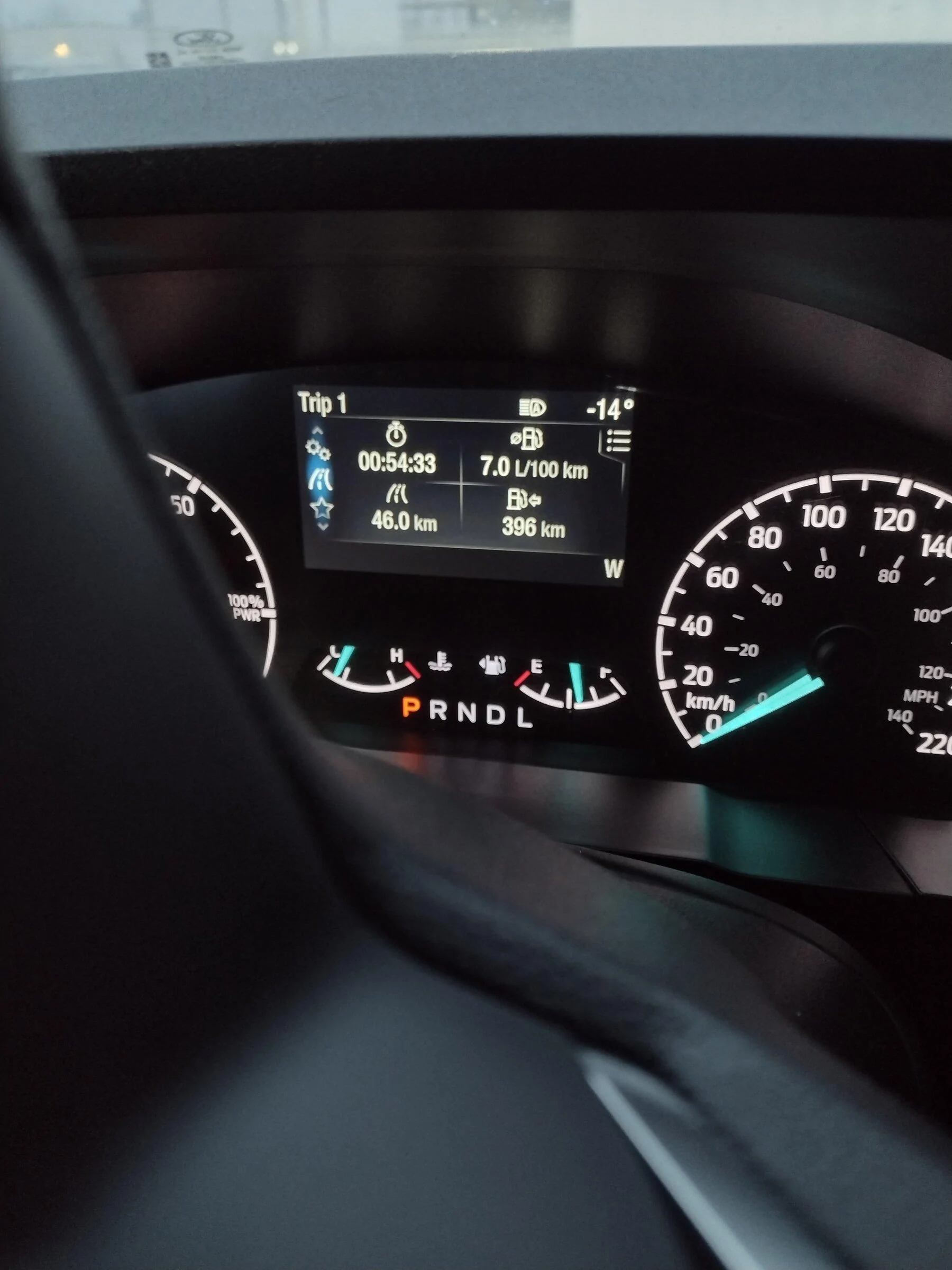 Ford Maverick Hybrid. First trip -15 snow Mpg. IMG_20220125_075441208_HDR