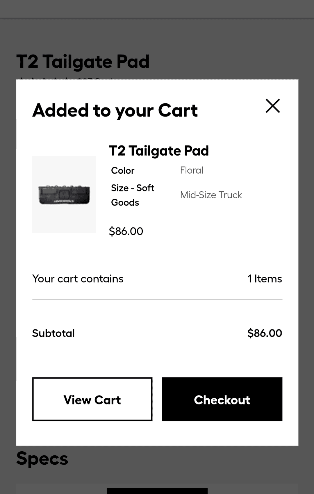 Ford Maverick Installed: Race Face T2 Tailgate Pad Small/Medium - Mountain Bikes, Road, Kids Screenshot_20220125-095439
