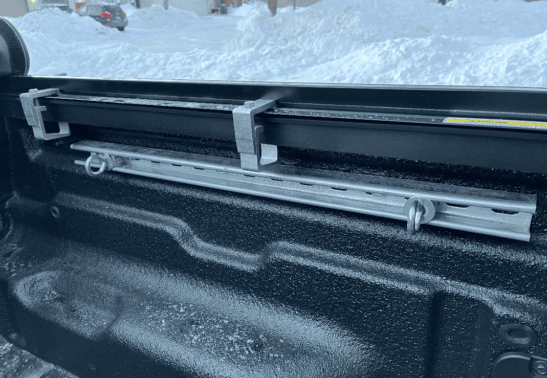 Ford Maverick Make your own Maverick bed tie-downs: DIY bed side rail tutorial by Ford 1643146379204