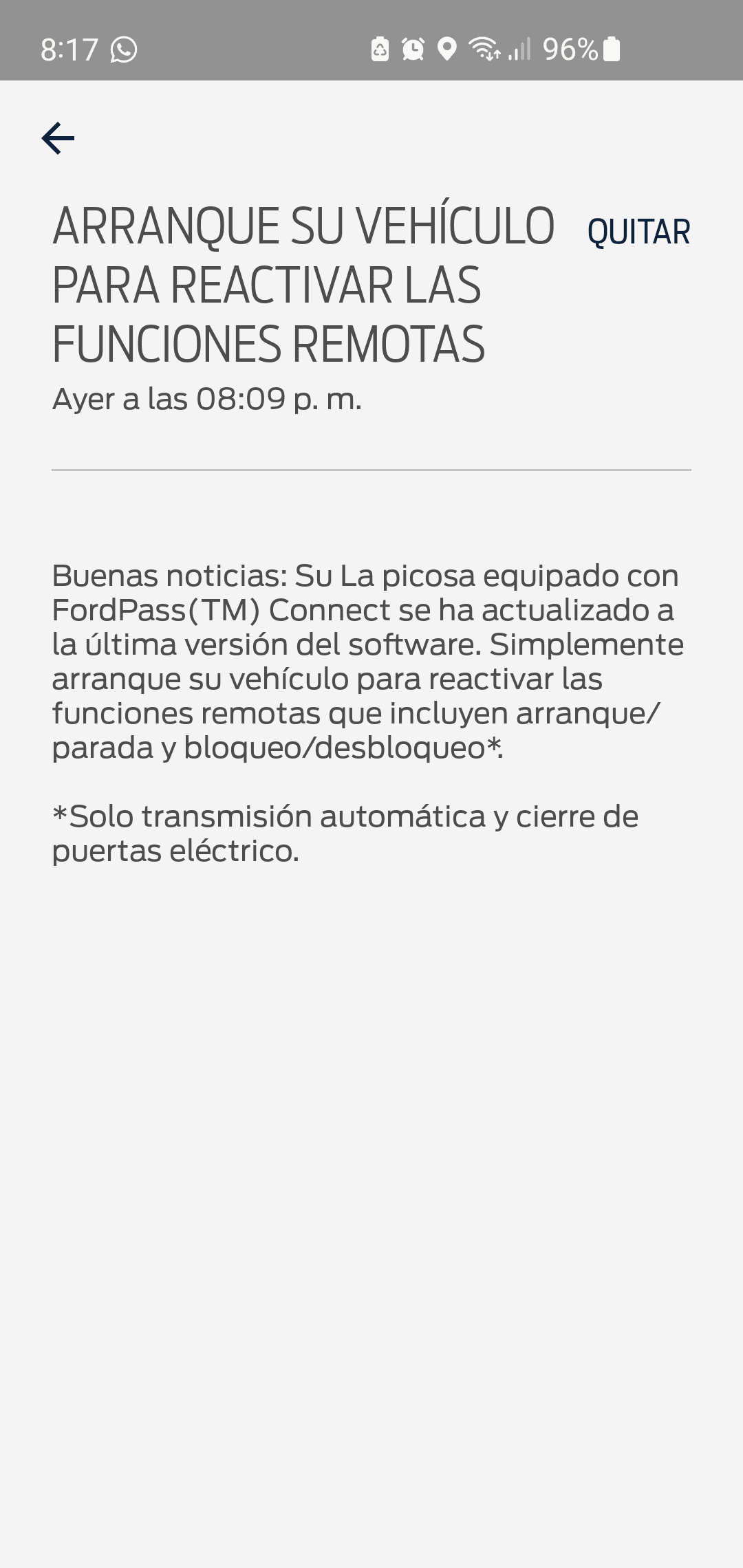 Ford Maverick Seems an OTA update arrived yesterday? Screenshot_20220126-081724_FordPass