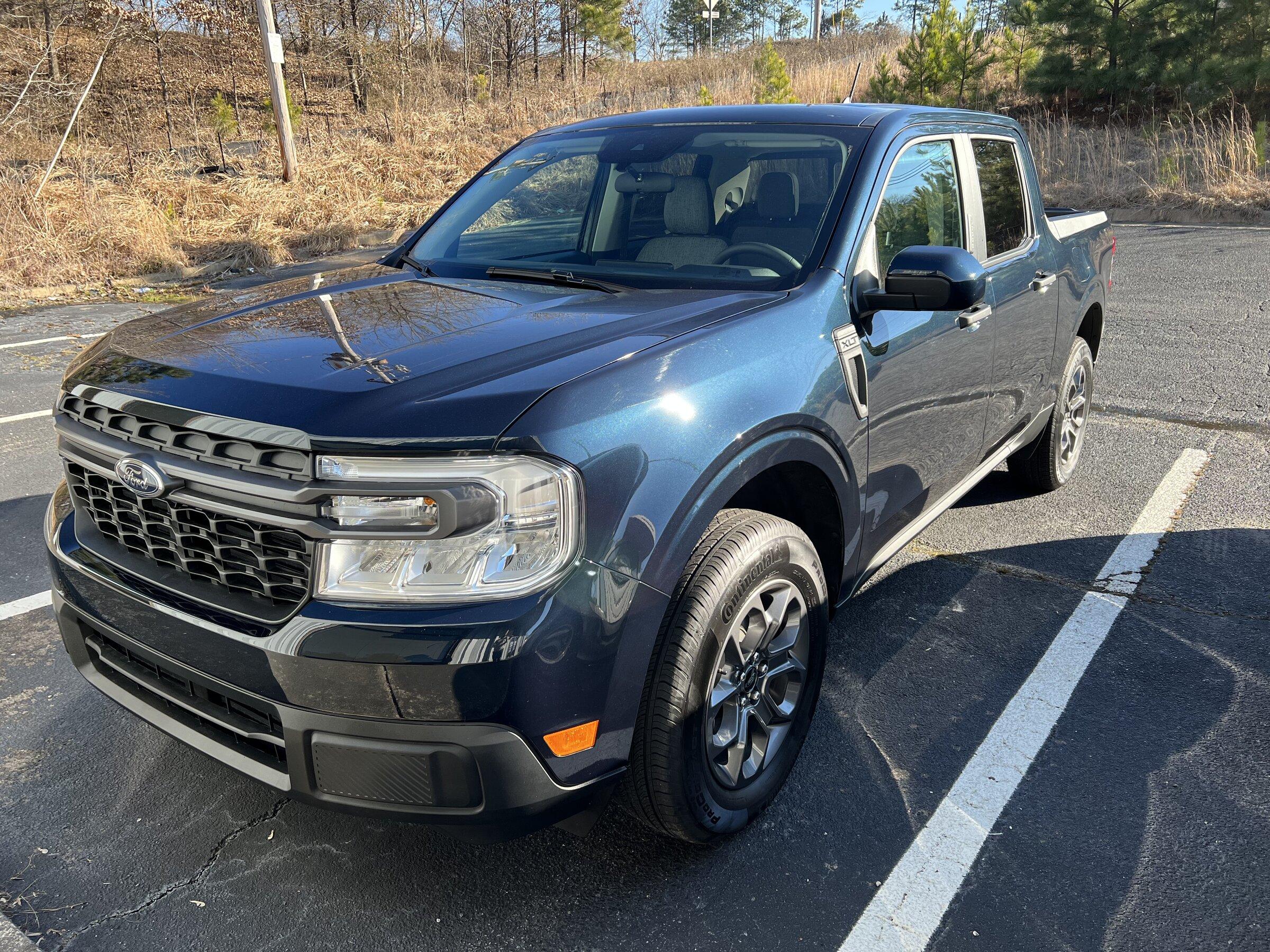 Ford Maverick Just got my XLT Alto Blue Hybrid 3622B9DF-33D0-4109-9B5F-DBE32C696D25