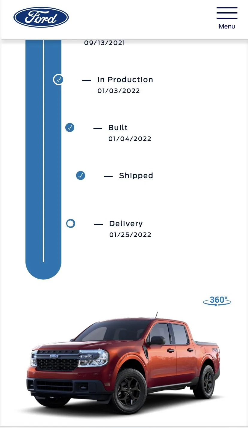 Ford Maverick January 3rd build week? E77056BA-B942-45E2-935C-68A50043F698
