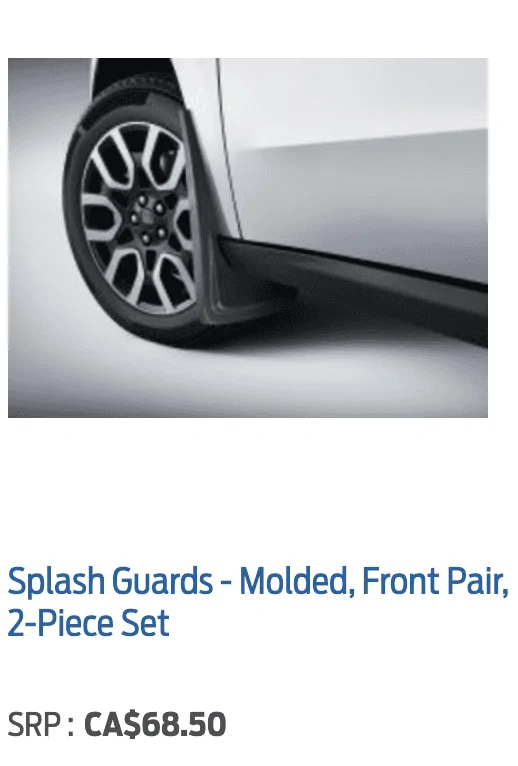 Ford Maverick Splash Guards / Mud-Flaps: Yay or nay? 1643305343170