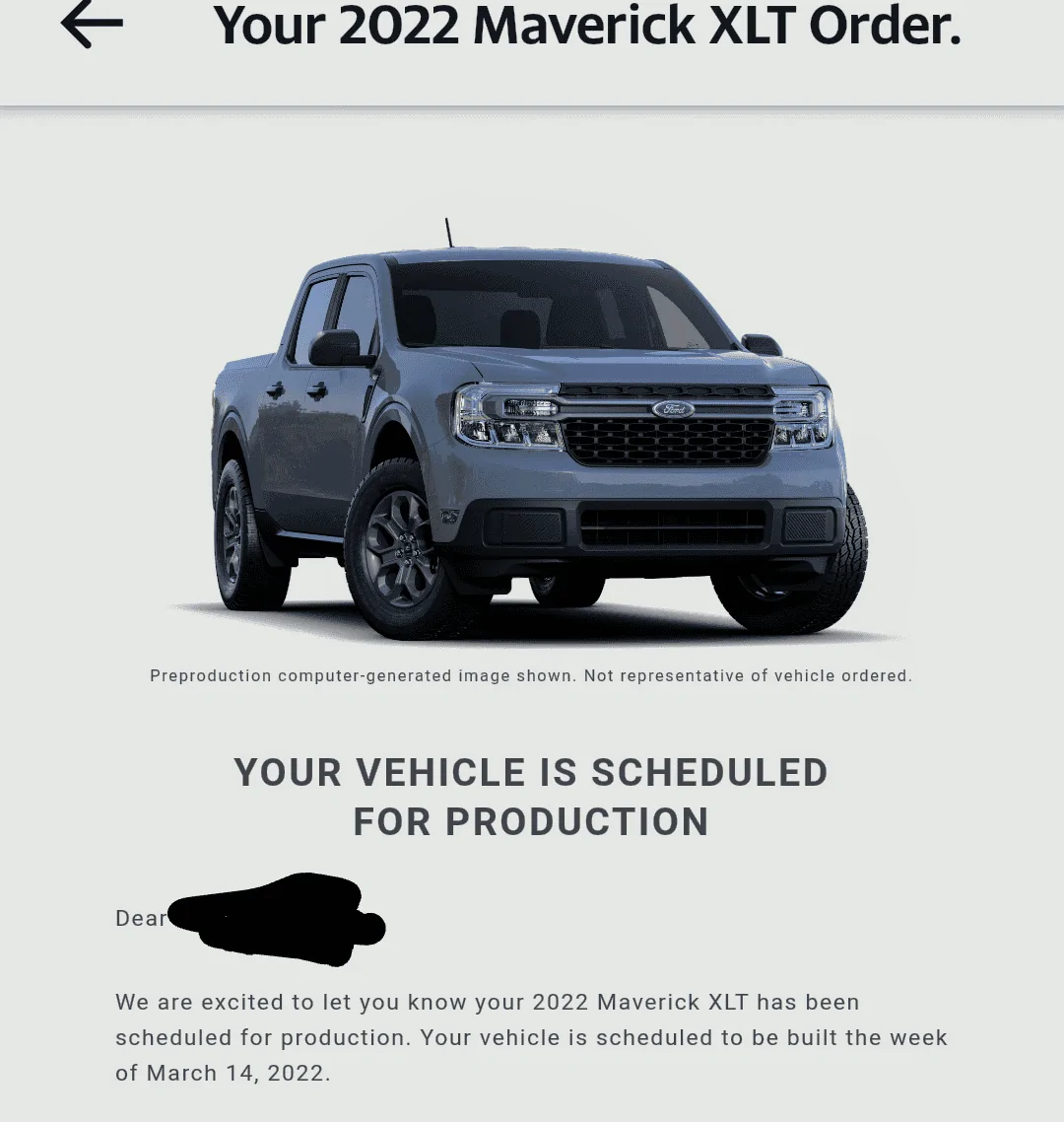 Ford Maverick 📣 1/27 Scheduling Email Received Group [EMAILS NOW ARRIVING!] Screenshot_20220127-112756~2