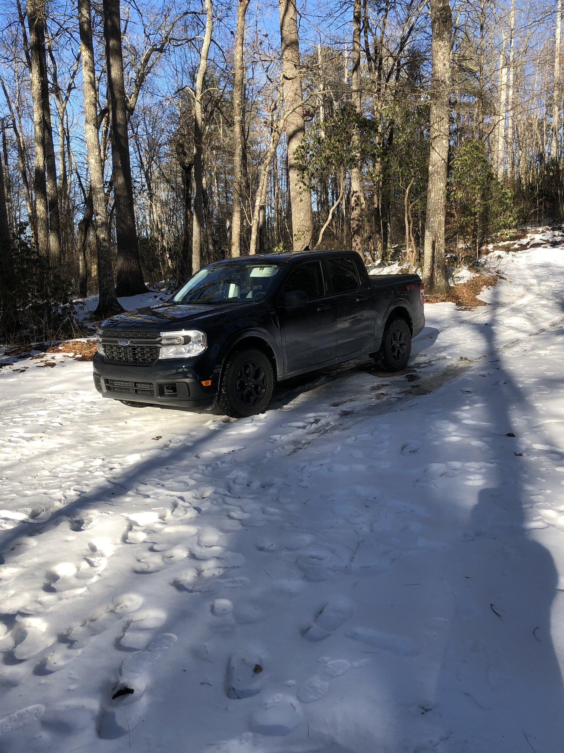 Ford Maverick Went to some trails by Linville Falls, NC DFC1D6FC-0278-447D-836C-A027DE59DE36